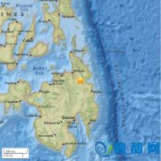 菲律�e�l生里氏5.2�地震 震源深度10千米